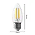 LÂMPADA LUMANTI FILAMENTO VELA CLEAR LED 4W 7200K E27 - Imagem 2