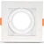 SPOT LUMANTI EMBUTIR QUADRADO BRANCO COM RECUO BRANCO MR16 BASE GU10 - Imagem 1