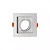 SPOT LUMANTI EMBUTIR QUADRADO BRANCO COM RECUO BRANCO AR70 BASE GU10 - Imagem 2
