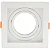 SPOT LUMANTI EMBUTIR QUADRADO BRANCO COM RECUO BRANCO AR70 BASE GU10 - Imagem 1