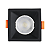 SPOT QUADRADO BLUMENAU RECUADO EMBUTIR PRETO 3W 3000K 240 LUMENS - Imagem 1