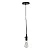PENDENTE DUSTY NORDECOR PRETO PÉROLA 1,80M COMPRIMENTO DE FIO - Imagem 2