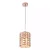 PENDENTE SINDORA CRISTAL ROSE Ø13X16CM E14x1 - Imagem 1
