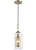 PENDENTE BLUMENAU BRONX VIDRO CILIDRICO E-27 DOURADO - Imagem 1