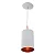 PENDENTE LUMANTI BILBOQUÊ SLING CILINDRICO BRANCO COM COBRE E-27 - Imagem 1