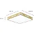 PLAFON NITROLUX SPQ-001D QUADRADO SOBREPOR DOURADO 30W  MULTITEMPERATURAS - Imagem 2
