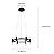 PENDENTE NITROLUX GENOVA-02 LED 36W 4000K - Imagem 2