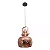 PENDENTE SINDORA DCD02006 BRONZE C/ VIDRO E-27 Ø34X25CM - Imagem 1