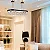 LUSTRE NITROLUX CRISTAL LTP-009 DOURADO C/ PRETO MULTITEMPERATURAS 58W 4640 LUMENS - Imagem 2