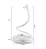ABAJUR DE MESA NORDECOR 2184 BRANCO 24W 3000K - Imagem 4