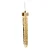 PENDENTE AAATOP TUBO QUADRADO DOURADO CRISTAL BOLHA MULTITEMPERATURAS 3W - Imagem 2