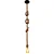 PENDENTE NORDECOR CORDA CARAMELO P/ 1 LÂMPADA 1,80 M E-27 - Imagem 1