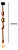 PENDENTE NITROLUX CORDA CARAMELO P/ 1 LÂMPADA 2 M  E-27 - Imagem 3