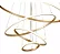 PENDENTE NITROLUX LP 404D 4 ARCOS DOURADO 86W 6020 LUMENS 4000K - Imagem 2