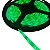 FITA LED FOYU VERDE 3528 5 M 12V 480 LUMENS IP65 C/ SILICONE - Imagem 1