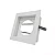 SPOT MONTARE EMBUTIR QUADRADO BRANCO COM RECUO BRANCO AR70 BASE GU10 - Imagem 1