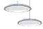 LUMINÁRIA LUMANTI BHIGH BAY UFO LED 200W 5500K AUTOVOLT 22000 LUMENS IP66 - Imagem 1