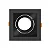 SPOT LUMANTI EMBUTIR QUADRADO PRETO COM RECUO PRETO MR16 GU10 - Imagem 1