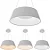 PENDENTE GLIGHT MAKE LED 460X460 BRANCO MULTITEMPERATURAS 36W 1820 LUMENS - Imagem 3