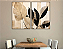 KIT 2 QUADROS DECORATIVOS FLORES FOLHAGEM 50X70CM SEM VIDRO - Imagem 1