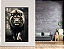 QUADRO DECORATIVO LEÃO SOLO 50X70CM SEM VIDRO - Imagem 1