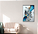 QUADRO DECORATIVO ABSTRATO 50X70CM SEM VIDRO - Imagem 1