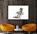QUADRO DECORATIVO CAVALO SOLO 50X70CM SEM VIDRO - Imagem 1