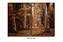 KIT 2 QUADRO DECORATIVO PAISAGEM ARVORES OUTONO 50X70CM SEM VIDRO - Imagem 1