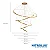 PENDENTE NITROLUX LP405D 5 ARCOS DOURADO 132W 4000K - Imagem 2
