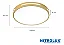 PLAFON NITROLUX SPR-001D REDONDO SOBREPOR DOURADO 25W MULTITEMPERATURAS - Imagem 2