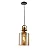 PENDENTE NORDECOR 2581 TION VAS E27 OURO FOSCO E AMBAR - Imagem 1