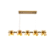 PENDENTE NORDECOR 2538 BOUZE ORI 5XG9 DOURADO FOSCO E AMBAR - Imagem 1