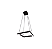 PENDENTE ENERLUX 15014 SQUARE PRETO 34W 3000K - Imagem 1