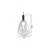 PENDENTE SKYLIGHT SKY-4042 TP THUNDER Ø14X26CM 2M D/ CABO BRONZE E VIDRO TARNSP - Imagem 2