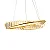 PENDENTE SKYLIGHT SKY-4016 DOMINO Ø60CM 3M D/ CABO DOURADO 3000K 2880LM - Imagem 2