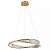 PENDENTE SKYLIGHT SKY-4016 DOMINO Ø60CM 3M D/ CABO DOURADO 3000K 2880LM - Imagem 1