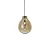 PENDENTE SKYLIGHT SKY-3039P TOMMY Ø30X40CM  DOURADO E CONHAQUE E-27 - Imagem 1