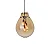 PENDENTE SKYLIGHT SKY-3039G TOMMY Ø48X60CM DOURADO E CONHAQUE E-27 - Imagem 1