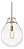 PENDENTE SKYLIGHT SKY-3039TS TOMMY Ø21,5CMX29,5CM DOURADO E VIDRO TRANSPARENTE E-27 - Imagem 2