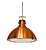 PENDENTE TITAN INDUSTRIAL LAMPS COBRE  - Diam.52x50cm - Corrente - Imagem 1