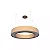 PENDENTE FOX LUSTRES 3070 CILÍNDRICO Ø70X15CM MADEIRA E ACRÍLICO - Imagem 4