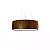 PENDENTE FOX LUSTRES 3025 CILÍNDRICO Ø100X22CM MADEIRA E ACRÍLICO - Imagem 1