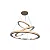 PENDENTE  FOX LUSTRES 1050 3000K 108W BIVOLT Ø70X4CM MADEIRA E ACRÍLICO - Imagem 3