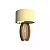 ABAJUR FOX LUSTRES 5303 BARRIL 57XØ40CM MADEIRA E TECIDO - Imagem 2