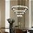 PENDENTE SINDORA DCD00101 Φ20×Φ40×Φ60CM 90W MULTITEMPERATURAS 4500LM METAL CROMADO CRISTAL CABO 2M - Imagem 3