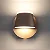 ARANDELA SINDORA DCB03257 DE PAREDE LED 3000K 14OLT 12X12CM METAL E ACRÍLICO DOURADO - Imagem 2