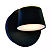 ARANDELA SINDORA DCB03258 DE PAREDE LED 3000K 14W BIVOLT 12X12CM METAL E ACRÍLICO PRETO - Imagem 1