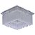 LUSTRE NITROLUX LTX-011 METAL CRISTAL VIDRO E ACRÍLICO 360X360mm - Imagem 1