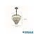 LUSTRE NITROLUX LTP-023 Ø300X270MM  25W 3000K 1750LM AÇO E CRISTAL - Imagem 2