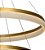 PENDENTE NITROLUX ACR-200D Ø60(Ø40+60)X150CM DOURADO ALUMÍNIO E ACRÍLICO 41W 3500K 5740LM - Imagem 2